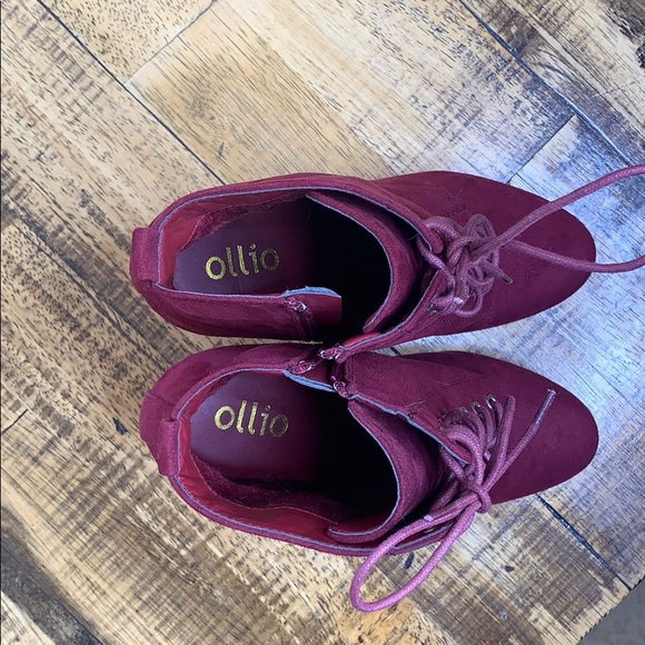 Burgundy booties - Picture 8 of 8